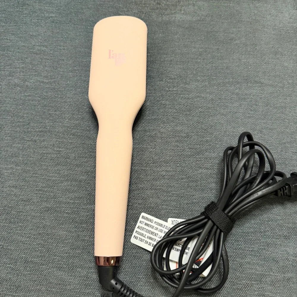 L'ange‎ Le Vite Hair Straightening Brush Blush Pink Rose Gold HT018Y SKU 2328